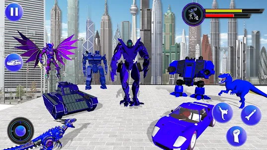 3D Robot Transformer Game