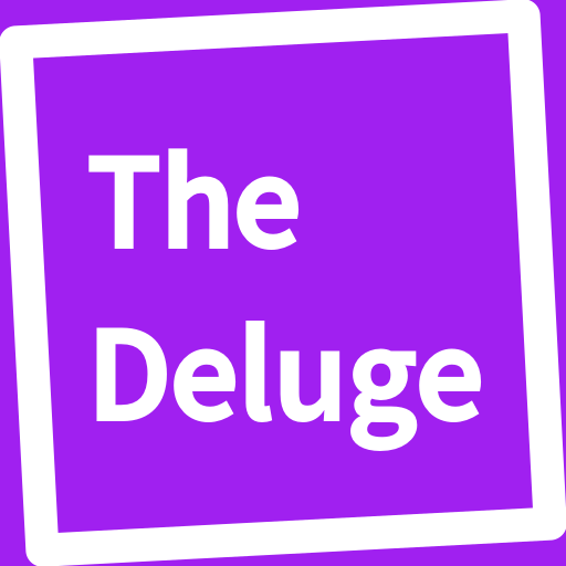 Book, The Deluge logo