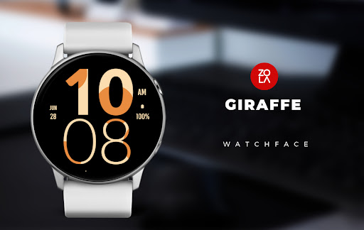 Android application Giraffe Watch Face screenshort