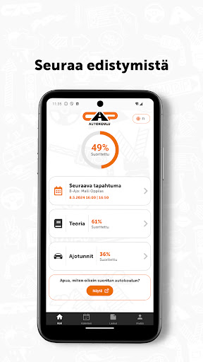 CAP-Autokoulu Screen 3