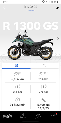 BMW Motorrad Connected Screen 2