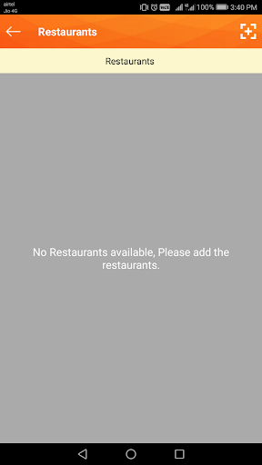 FsPartner - Restaurant App Screen 3