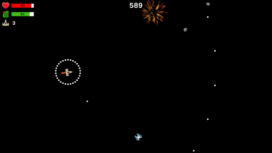 #1. Asteroids (Android) De: Poi7ioN