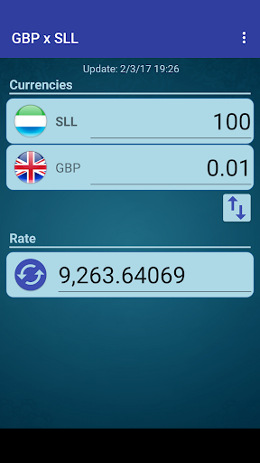 Pound GBP x Sierra Leon. Leone Screen 2