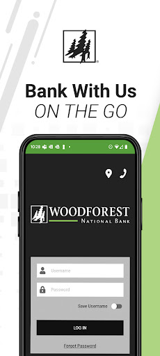 Screenshot of Woodforest Mobile Banking