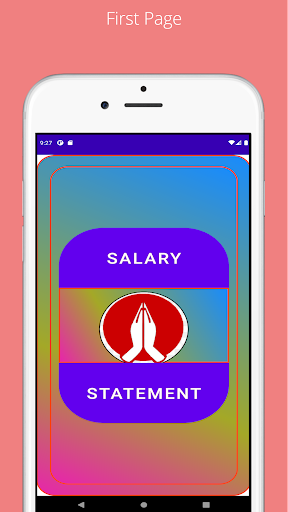 Android application Salary Statement screenshort