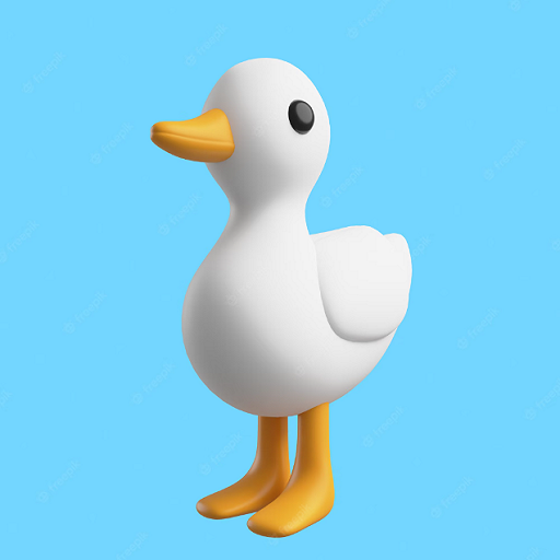 Duck game 3D logo