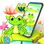 Cover Image of Download Happy Cute Frog Theme 1.1.3 APK