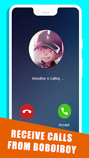 Boboi Boy Video Call & Chat Simulationスクリーンショット 1