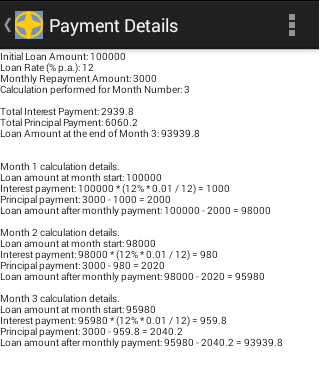 Loan Aide Screen 3