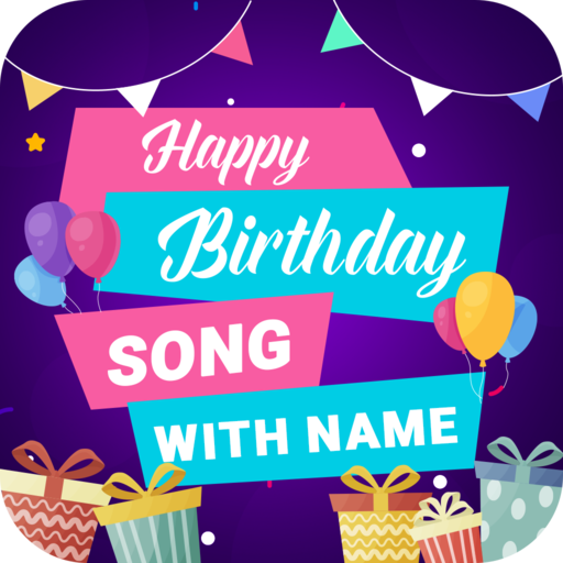 Birthday Song Maker With Name Logo