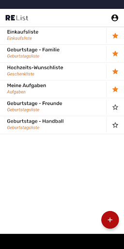 Android application RE-List - Einkaufen & Aufgaben screenshort