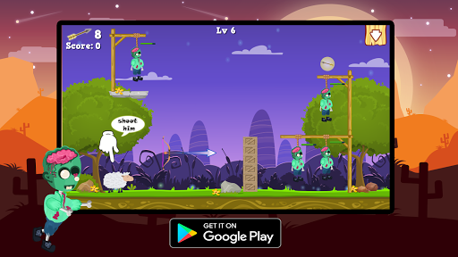 Save Zombie  Bow Master