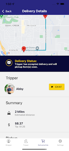 TripShip Screen 3