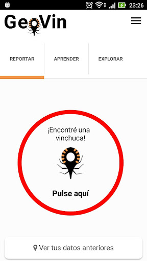 Android application GeoVin screenshort