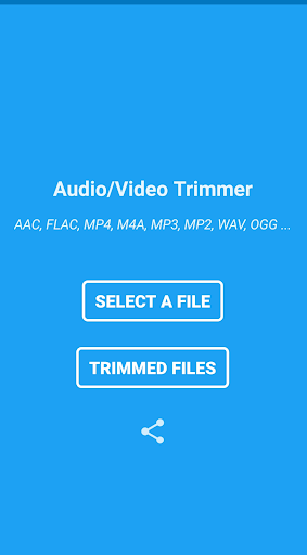 Android application Audio Video Trimmer screenshort