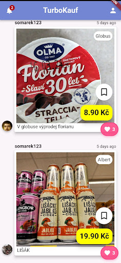Android application TurboDeal screenshort