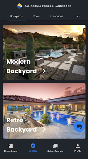 Android application Backyard Dreambook screenshort