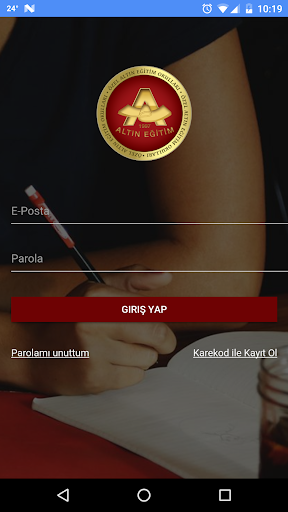 Android application Altın Eğitim Okulları screenshort