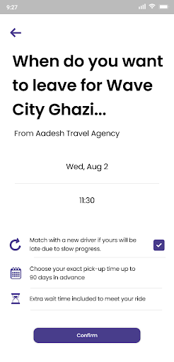 Aadesh Cabs Screen 3