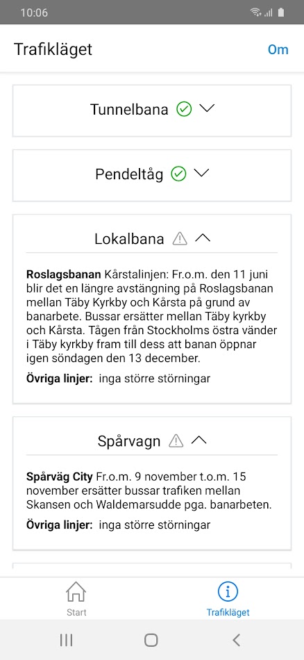 #3. SL Realtid (Android) بواسطة: VG Software