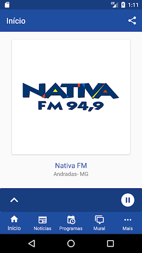 Nativa FM Poços de Caldas Screen 2