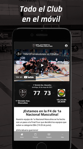 Android application Baloncesto Torrelodones screenshort