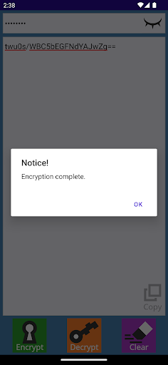 QDCrypt Screen 3