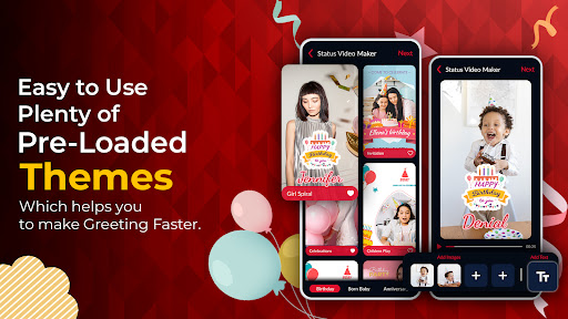 Android application Birthday Video Maker Lyrical screenshort