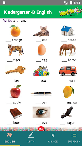 Wordzila Course Books for Upper Kindergarten