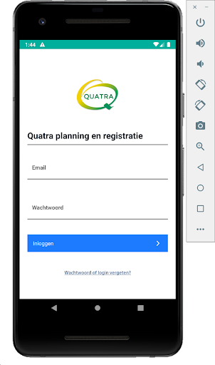 Android application Quatra Visits screenshort
