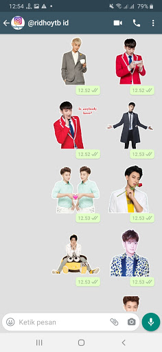 Sticker Wa Huang Zitao EXO For WAStickerApps