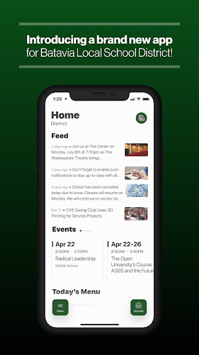 Android application Batavia Local Schools screenshort