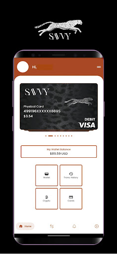 Savvy Wallet Screen 2