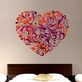 bedroom wall decoration icon
