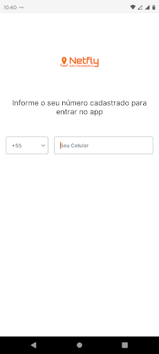 Android application Netfly Rastreamento screenshort