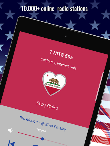 Screenshot of USA Radio 10.000+ Stations