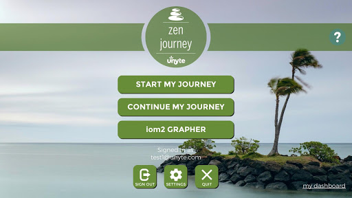 Android application Zen Journey screenshort