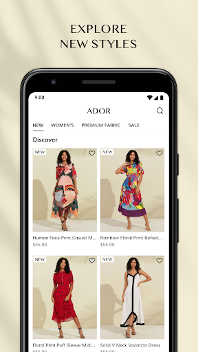 Screenshot of ADOR Online Shopping