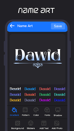 Name Art Photo Editor Screenshot 1 - AppWisp.com