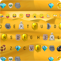 Emoji Keyboard - Gold Mine