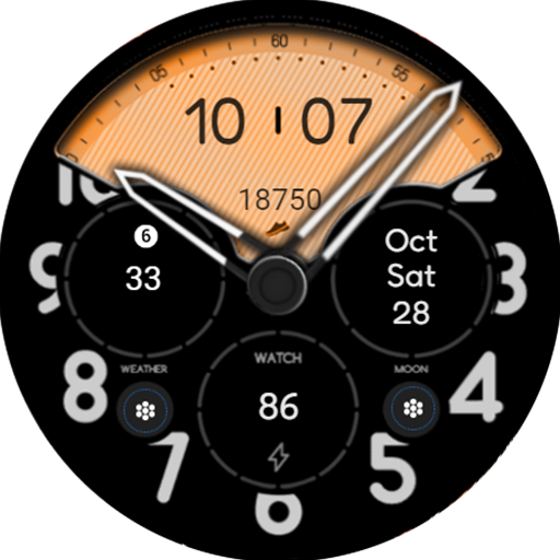 Orange Aviator Watch Face logo