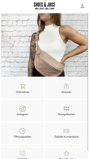 Android application SHOES & JUICE screenshort