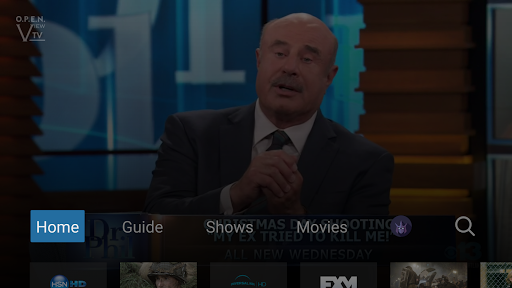 Screenshot of Open View TV