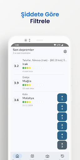 Depremler: Anlık ve Net screenshot 4