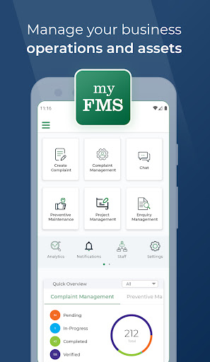Android application MyFMS Customer screenshort