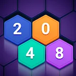 Cover Image of डाउनलोड Merge Hexa Puzzle - 2048 Game  APK