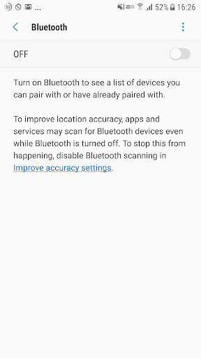 Android application Bluetooth Settings Shortcut screenshort