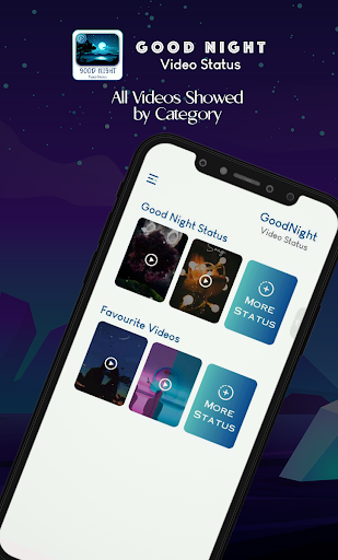 Android application Good Night Video Status screenshort