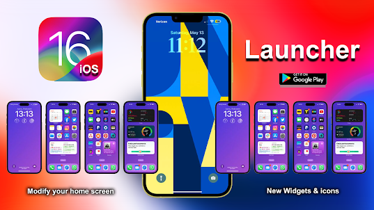 iOS 16 Launcher for iPhone